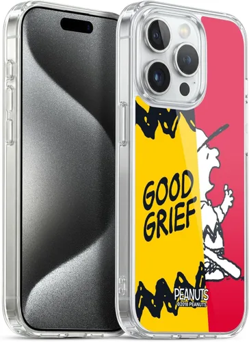 Miniatura 102 de Head Case Designs Funda de gel con licencia oficial de Peanuts Snoopy & Woodstock Halfs and Laughs [protección de grado militar] compatible