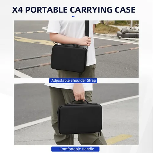 Miniatura 5 de Funda de transporte X4 para Insta360 X4 Air, bolsa protectora de almacenamiento de carcasa rígida portátil, funda de asa de viaje con capacidad