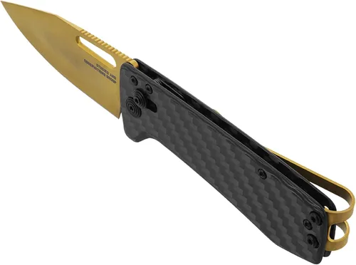 Miniatura 5 de SOG Ultra XR Everyday Carry Slimline Ambidextro CRYO CPM S35VN - Cuchillos plegables de acero inoxidable Bolsillo de titanio/clip para dinero
