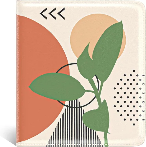 Miniatura 23 de Nipichsha Cartera para mujer, billetera pequeña y delgada con bloqueo RFID para tarjetas de crédito, cartera de cuero compacta de dos pliegues