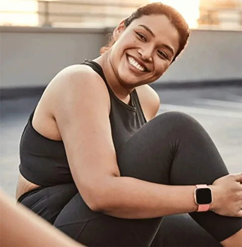 Miniatura 4 de Bandas de repuesto compatibles con Fitbit Versa/Versa 2 / Versa Lite, correa ajustable de silicona para accesorios clásicos, correas de fitness