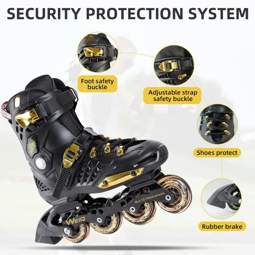 Miniatura 2 de Patines en línea para mujeres y hombres, patines profesionales de fitness para adultos, patines de velocidad en línea de alto rendimiento