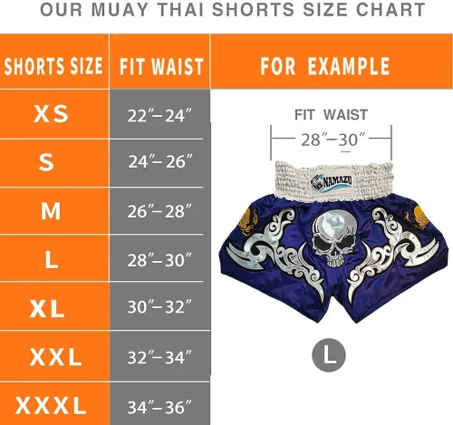 Miniatura 7 de NAMAZU Muay Thai - Pantalones cortos para hombres y mujeres, de alta calidad, para gimnasio, boxeo, kickboxing.