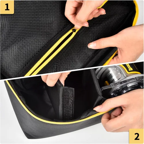 Miniatura 4 de Estuche para herramientas compatible con DEWALT 20V Max XR (DCW600B) / para enrutador inalámbrico de iones de litio Makita XTR01Z 18V LXT