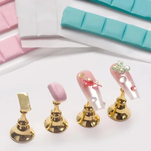 Miniatura 5 de Arcilla reutilizable para arte de uñas, arcilla adhesiva para uñas, puntas de uñas postizas profesionales, herramienta de manicura adhesiva