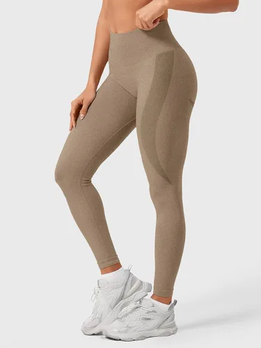 Miniatura 125 de HIGORUN - Leggings sin costuras para mujer, moldeadores, con diseño gráfico de sonrisas, de cintura alta, para el gimnasio, yoga o hacer ejercicio