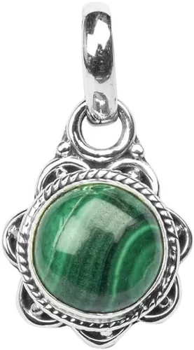 Collar con colgante de plata de ley 925 con piedras preciosas naturales hechas a mano, regalo de Navidad