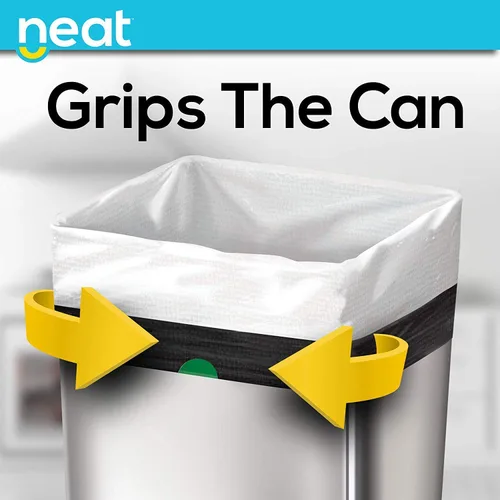 Miniatura 6 de Neat Tall Kitchen - Bolsas de basura con cordón de 30 galones (25 unidades) – Triple capa de material fortificado, ecológico, 50% reciclado