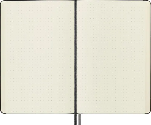Miniatura 5 de Moleskine Cuaderno clásico expandido, tapa dura, grande (5 x 8.25 pulgadas), punteado, negro, 400 páginas