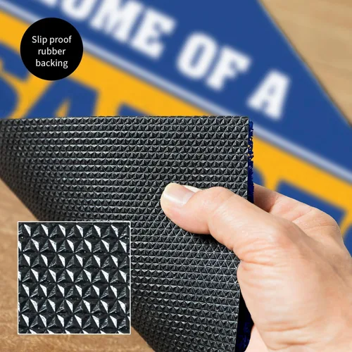 Miniatura 6 de Team Sports America NHL Buffalo Sabres Entrada interior y exterior 28 x 16 pulgadas Parte trasera antideslizante Tapetes de bienvenida