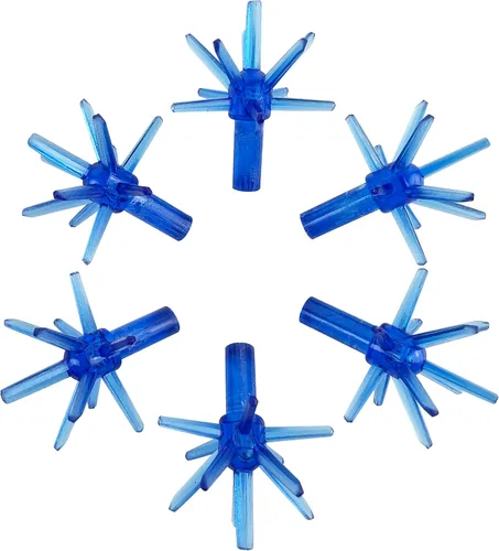 National Artcraft Sputnik - Adornos de cerámica para árbol de Navidad, 25 unidades Sputnik - Azul