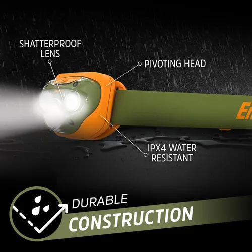 Miniatura 7 de Energizer Linterna Frontal LED PRO (Paquete de 2), Linternas Frontales Resistentes al Agua IPX4, Luz de Cabeza de Alto Rendimiento para Exteriores