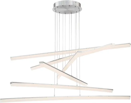 Miniatura 7 de WAC Lighting dweLED, pila 3 luces LED colgante lineal 3000K en negro