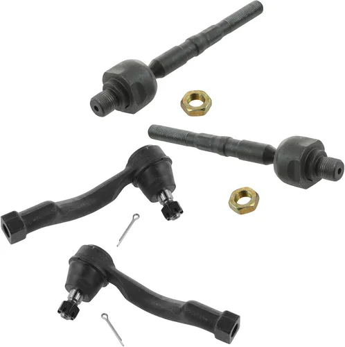 Miniatura 114 de TRQ Juego de barras de acoplamiento delanteras interiores y exteriores de 4 piezas compatible con Jeep Cherokee 1991-2001 y Comanche 91-92