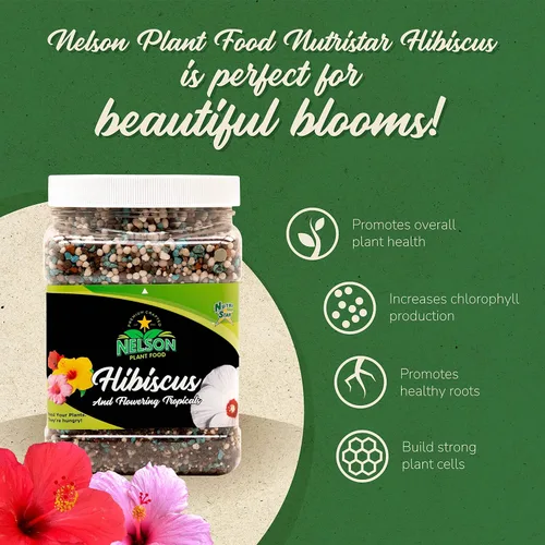 Miniatura 6 de Nelson Plant Food - Fertilizante NutriStar Hibiscus - Alimento para plantas de interior y exterior - Fertilizante de hibisco tropical para todas
