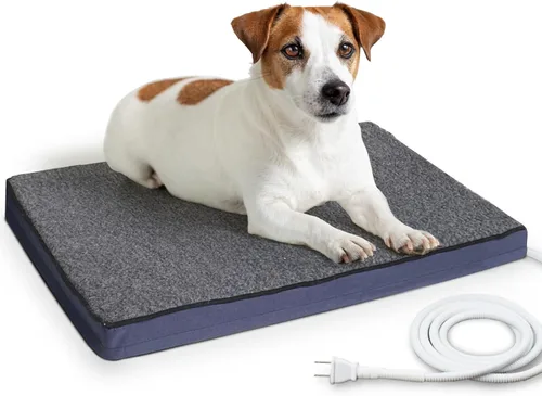 Miniatura 9 de MARUNDA Almohadilla térmica para mascotas al aire libre para perros y gatos – Cama térmica para gatos de espuma viscoelástica 100% impermeable
