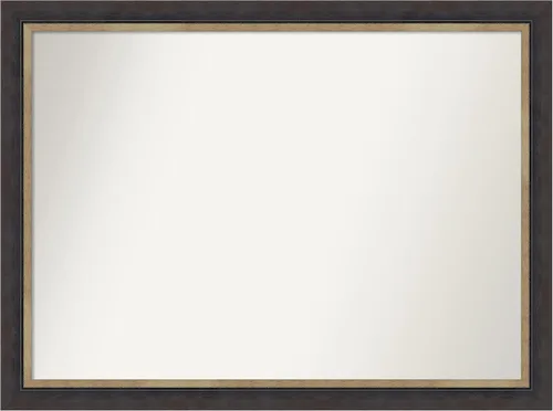 Miniatura 214 de Amanti Art Espejo personalizado, espejo de baño negro Astor, espejo de pared o espejo de tocador de baño sobre el fregadero (25 x 25 pulgadas)