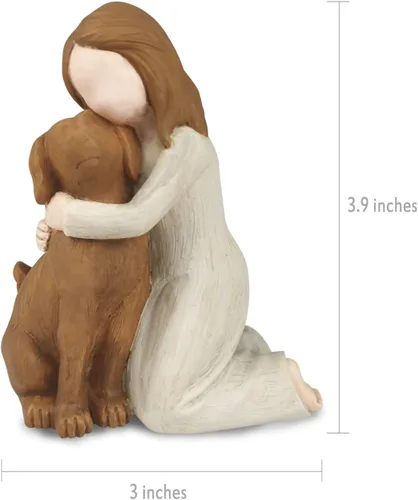 Miniatura 5 de Figuras de ángel de perro, memoriales de amistad de perro ángel para amantes de los perros Multicolor