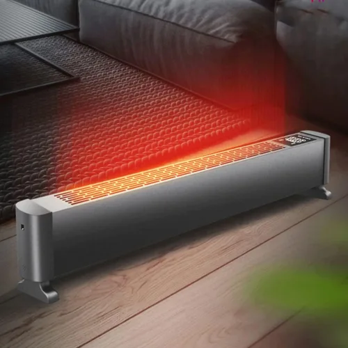 Miniatura 2 de Calentador de radiador de aceite-Calefactor de zócalo Calentador de panel de zócalo eléctrico Termostato y temporizador/Radiador convector