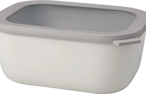 Miniatura 36 de Mepal Cirqula - Recipiente circular rectangular para almacenar y servir alimentos con tapas transparentes, perfecto para preparación de alimentos