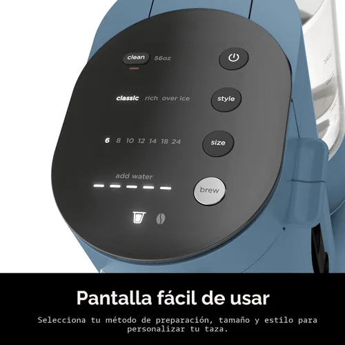 Miniatura 7 de Ninja Pods & Grounds - Cafetera de una sola porción, compatible con cápsulas K-Cup, depósito de 56 onzas, tamaños de preparación de taza de 6 onzas