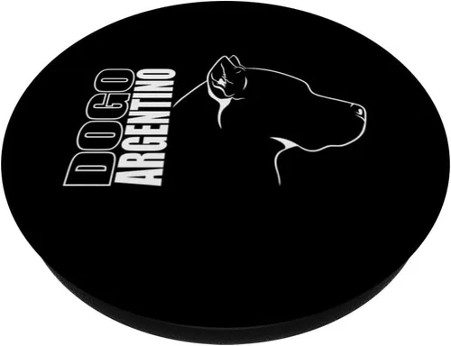 Miniatura 2 de Funny proud Dogo Argentino profile dog mom dog PopSockets Standard PopGrip