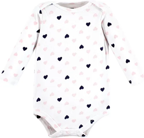 Miniatura 4 de Hudson Baby Body unisex de algodón de manga larga, para bebé