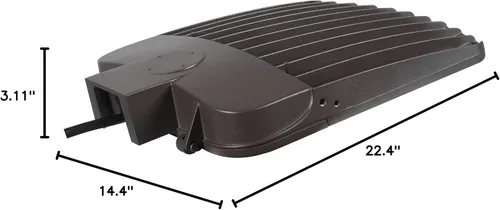 Miniatura 6 de Nuvo 65/844 Luz LED para exteriores tipo III, 100-277V 200 vatios, 4000K
