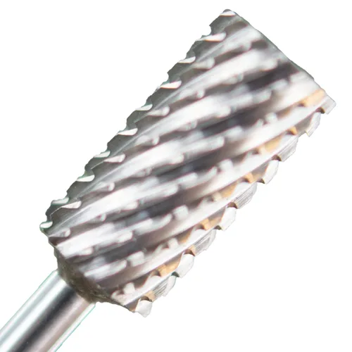 Miniatura 4 de Medicool Brocas grandes de carburo plateado para uñas de 1/8 pulgadas TWS*CC11M