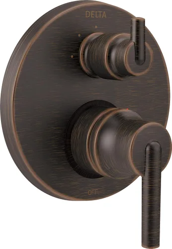 Miniatura 4 de DELTA FAUCET T24959-BL Contemporary Monitor Serie 14 Válvula de ducha integrada de 6 ajustes con desviador, negro mate