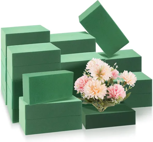 Miniatura 12 de Prashent Guirnalda de espuma húmeda floral de 9.2 pies para flores frescas, espuma húmeda floral para decoración del hogar, jardín, boda, puerta
