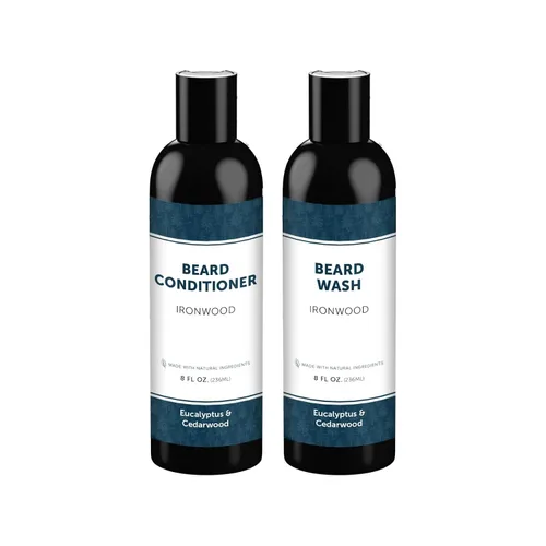 Miniatura 11 de Detroit Grooming Co. Acondicionador de barba y barba - Kit para hombre - Suaviza, fortalece, hidrata, infundido con aceite de argán, extracto
