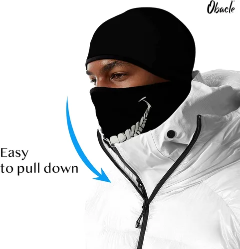 Miniatura 190 de Obacle Pasamontañas para hombres y mujeres, para invierno, clima frío, esquí, ciclismo, caza