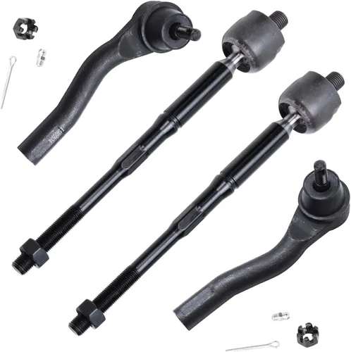 Miniatura 61 de Detroit Axle - 4 barras de acoplamiento delanteras para Kia Forte Koup 14-17, 14-18 Forte Forte5, 4 extremos de barra de acoplamiento exteriores e
