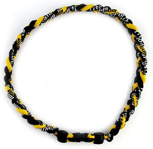 Miniatura 15 de MapofBeauty Dos colores moda tres trenzado cuerda Tornado collar