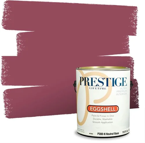 Miniatura 102 de Prestige Paints - Pintura exterior e imprimación en uno, 1 galón, plano, E500-P-A011GP