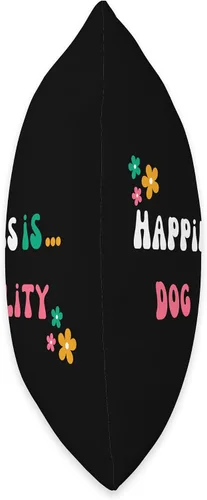 Miniatura 2 de Dog Agility Lover - groovy Happiness is dog agility Throw Pillow