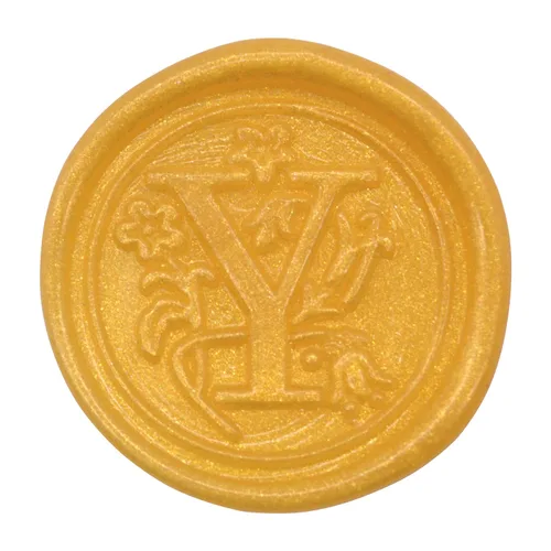 Miniatura 2 de Sellos medievales de cera de sellado del alfabeto con inicial, mango de madera con cabeza de latón, para tarjeta de Acción de Gracias, sobre