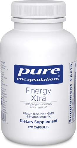 Miniatura 8 de Pure Encapsulations Energy Xtra Fórmula adaptógena para la resistencia* 60 cápsulas