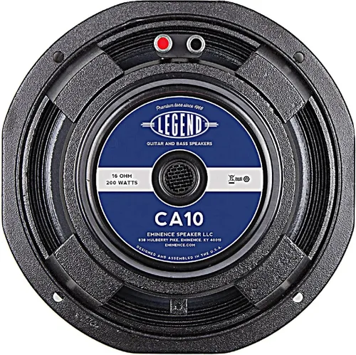 Miniatura 7 de Eminence Legend CA10-8 - Altavoz de guitarra bajo de 10 pulgadas, 200 vatios a 8 ohmios, color negro