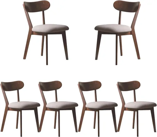 Miniatura 16 de Sillas de comedor de madera maciza 100% - Prácticas sillas de cocina - Silla de madera para comedor, cocina (1, negro)