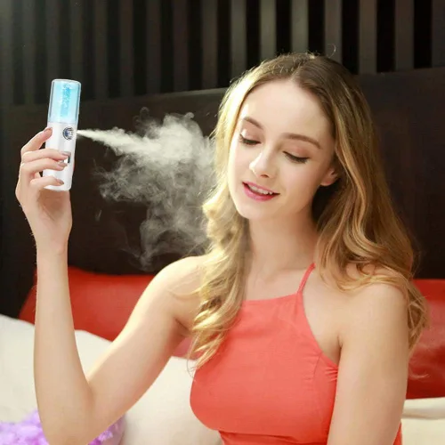 Miniatura 6 de Rociador facial, rociador cosmético, rociador USB, rociador frío, 0.7 fl oz para pulverizador de niebla de piel, pulverizador facial de agua