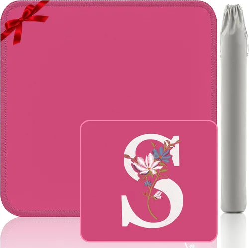 Miniatura 13 de Tapete Mahjong para mesa, neopreno antideslizante con reducción de ruido, 32.4 x 32.4 pulgadas, azul, perfecto para mahjong americano, póker