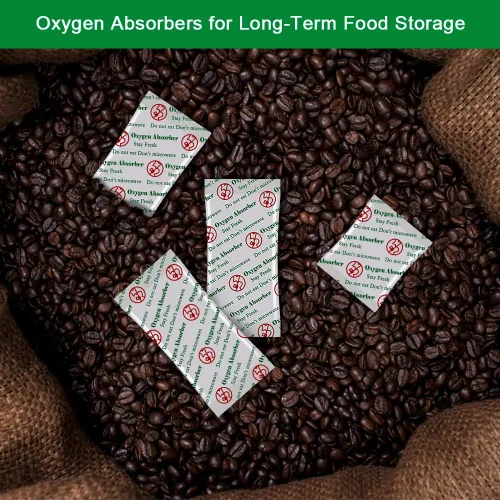 Miniatura 2 de MakMeFre Absorbentes de oxígeno de 20 cc (200 paquetes) para almacenamiento de alimentos, paquetes de absorbentes de oxígeno de grado alimenticio