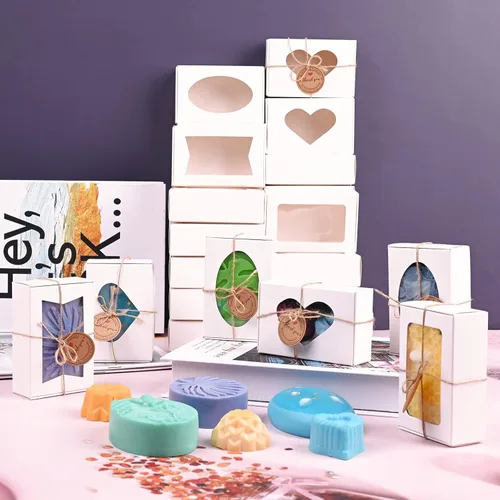 Miniatura 5 de 32 PCS cajas de jabón blancas Blanco
