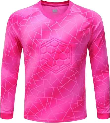 TiaoBug Camiseta de portero de gladiador para niños, camiseta de portero acolchada para fútbol, uniformes de entrenamiento de equipo deportivo