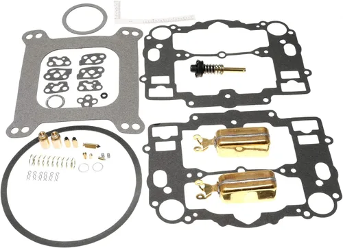 Kit de reconstrucción de carburador Trucktok con flotadores de latón de reemplazo para carburador 1400 1405 1406 1407 1409 1410 1411 Carburador AFB