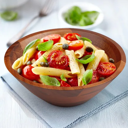 Miniatura 5 de AIDEA Cuencos de madera de acacia, juego de 4 de 7 pulgadas para ensalada, sopa, fideos y más