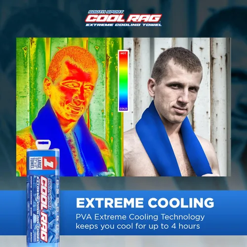 Miniatura 2 de Cool Cool RAG - Toalla de enfriamiento extremo para aliviar el calor, toalla de enfriamiento de PVA para entrenamiento, gimnasio, correr