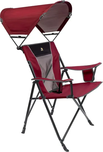 Miniatura 20 de GCI Outdoor Roadtrip Rocker Silla de Camping Silla Mecedora Portátil y Plegable con Reposabrazos Sólidos y Duraderos, Portavasos y Respaldo Verde